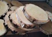 Krążki Brzozowe Plastry na stroik zestaw 10 sztuk Handmade 