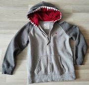 FatFace Szara bluza z kapturem bawełna 152-158cm