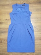 Elegancka chabrowa sukienka (używana) - Atmosphere 38