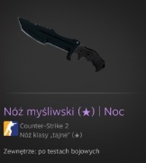 Nóż Myśliwski | Noc   Huntsman Knife | Night