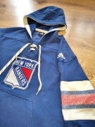 Bluza adidas NHL New York Rangers skate lace hoodie – rozmiar M