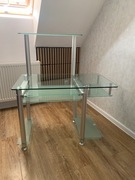 Szklane biurko/ toaletka 