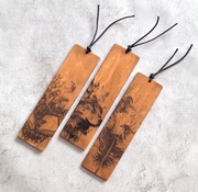 Zakładki do książek drewno grawer Wyjątkowe na prezent