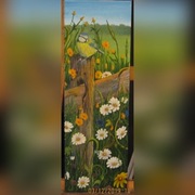 Obraz olej na płótnie 20x60