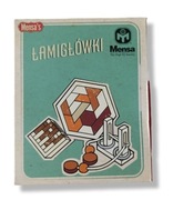 Mensa Łamigłówki 3w1 drewniane elementy Zestaw 