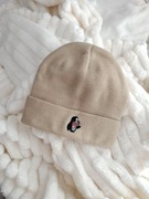 Nowa zimowa beżowa czapka beanie z Krecikiem