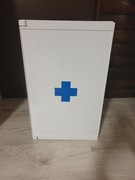 Plastikowa apteczka ścienna łazienkowa do miejsca pracy