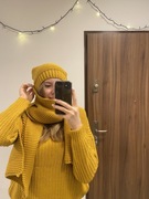 Piękny komplet w kolorze musztardowym! 