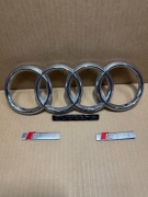 ZESTAW EMBLEMATÓW AUDI Q8 GRILL BŁOTNIKI ZDERZAK