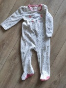 Pajac polarowy dziewczynka 12-18 86 cm