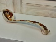 Stara łyżka w stylu Włocławek Fajans PRL