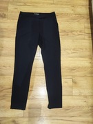 granatowe spodnie eleganckie S