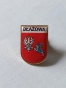 Herb miasta i gmina Błażowa przypinka pin odznaka wpinka