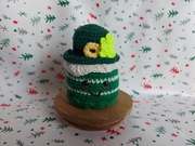 Babeczka muffinka breloczek zabawka pluszak maskotka szydełkowa