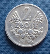 Moneta 2 złoty z 1959 r. Jagody