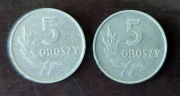 5 groszy z 1970r. 2sztuki