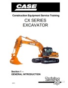CASE Excavator CX Series Service Training Manual