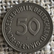Niemcy RFN 50 pfennig 1950 J 