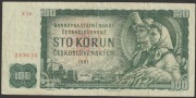 Czechosłowacja 100 koron 1961 - X50