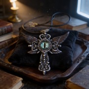 Naszyjnik handmade "Krzyż"