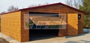 Garaż Blaszany Dowolny KOLOR na Wymiar z Wiatą 