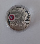 Srebrna moneta 10zł . 90rocznica Powstania styczniowego