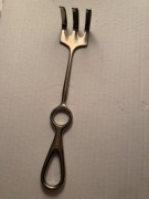 Hak do ran KOCHER 21 cm tępy 3 zęby szer 4 cm