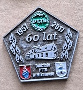 60 LAT ODDZIAŁU PTTK W MIKOŁOWIE - odznaka