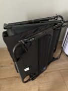 Leżak aluminium czarny Aptel