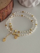 Naszyjnik lince srebro 925 misio gwiazdki kamienie