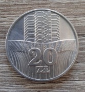 Kłosy i wieżowiec 20 zł 1973