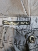 Spodnie Carry 34/32 bawełna niebieskie 