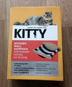 Nowy hamak dla kota – drewniany, do 10 kg