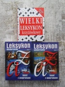 Dwa leksykony krzyżówkowe: "Wielki leksykon" i "Leksykon uniwersalny t.1/2"