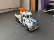 Matchbox - Peterbilt Police holownik 
