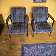 Fotele z czasów PRL do renowacji 2szt