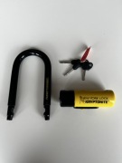 Zapięcie rowerowe U-lock Kryptonite New York Fahgettaboudit + 3 klucze