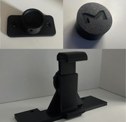 Zestaw Moza R3 R5 R9 R12 Uchwyt na telefon, kierownicę + zatyczka.