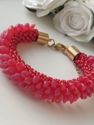 bransoletka "Smok" wykonana z japońskich koralików Miyuki