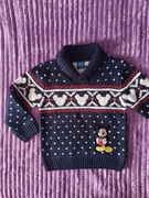 Sweter sweterek bluza Mickey Myszka Miki 116 George 