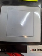 Radiowy nadajnik klawiszowy 2 kanałowy biały 