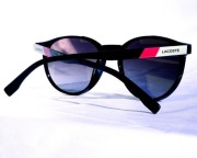Okulary słoneczne Lacoste L874S 001 czarne sunglasses polaryzacja damskie 