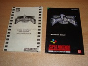 Instrukcja Power Rangers The Movie   Nintendo SNES