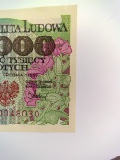 10000 złotych 1988 ser AA stan UNC - 1 10.000 zł rzadkość ! niski numer 