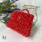 Torebka z akrylowych koralików