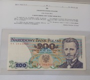 200 zł.  Jarosław Dąbrowski 1988r stan bdb ser. EK 2963683