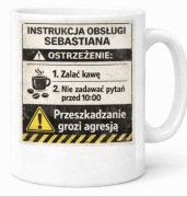 Kubek z imieniem Prezent dla kawosza kubek z nadrukiem HIT OKAZJA