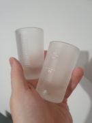 Jägermeister zestaw 2 kieliszki do likieru wódki nalewki Jagermeister