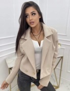 Kurtka flausz Beżowa L