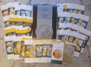 Komplet monet 2 zł okolicznościowych + klaser i foldery